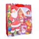 Sac cadeau (24x18x10 cm) SANTAS, 4 modèles assortis