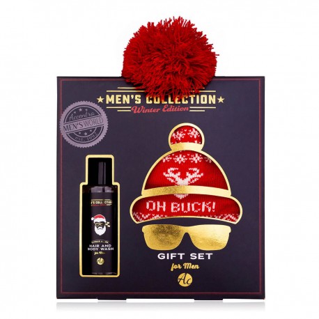 Coffret gel douche corps & cheveux+ bonnet MEN'S COLLECTION