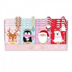 Lip gloss STOCKING STUFFER ,4 senteurs assorties