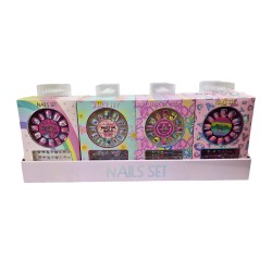 Coffret pour les ongles DREAM POP, 4 modèles assortis