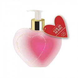 Distributeur savon mains 500ml QUEEN OF HEARTS en verre, senteur Fraise