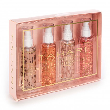 Coffret 4 huiles hydratantes pour le corps TAHARI