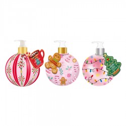 Distributeur de savon liquide 500ml BOULE, 3 modèles/senteurs assortis