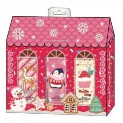 Coffret 3 crèmes mains SUGAR FROSTED LAND, 3 senteurs