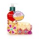 Distributeur de savon liquide 500ml HAPPY CHRISTMAS, 3 modèles assortis