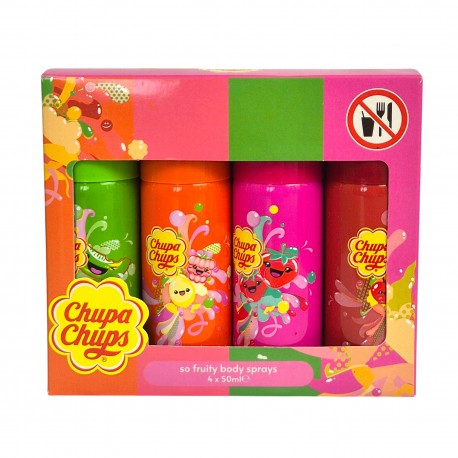 Coffret 4 Déodorants CHUPA CHUPS, 4 senteurs