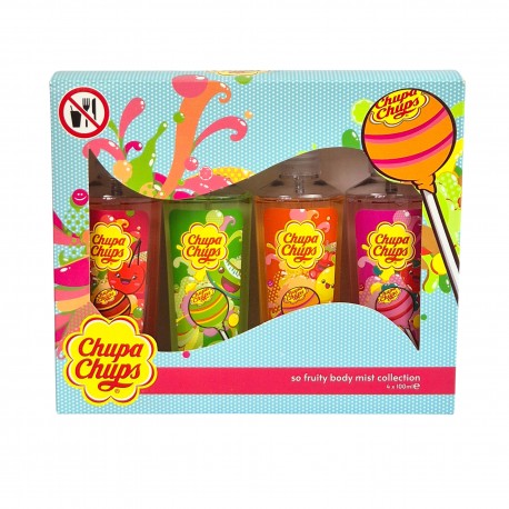 Coffret 4 Brumes CHUPA CHUPS, 4 senteurs
