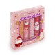 Coffret 4 baumes lèvres SUGAR FROSTED LAND, 4 senteurs