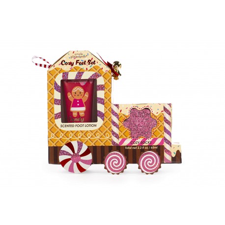 Coffret pour les pieds+ chaussettes SUGAR FROSTED LAND