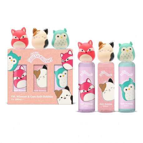 Coffret 3 gels douche SQUISHMALLOWS