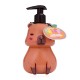 Distributeur savon mains 300ml CAPYBARA, senteur Fresh Strawberry