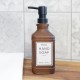 Distributeur savon mains en verre 500ml senteur : White Tea
