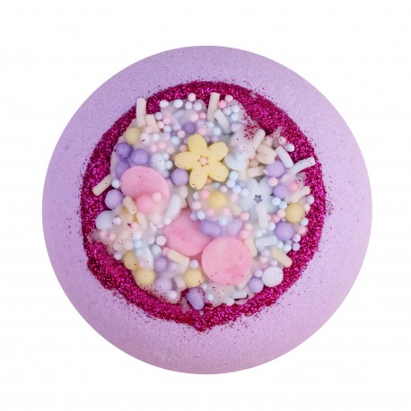Boule effervescente pour le bain "MELI MELO" 190g, senteur Myrtille