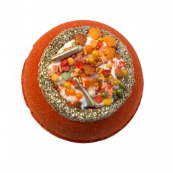 Boule effervescente pour le bain "PEACH PARTY" 190g, senteur Pêche