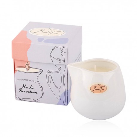 Bougie de massage 70g PETITES BAIES CHAUDES, Senteur Baies