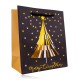 Sac cadeau WINTER GLAMOUR (16x14x7 cm), 4 modèles assortis