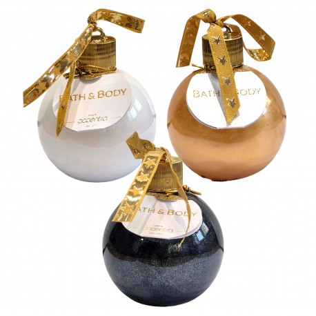 Gel douche & bain moussant BOULE 240 ml, 3 Senteur  Vanille/Coco/Fraicheur Exotique