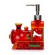 Distributeur de savon liquide 500ml HAPPY CHRISTMAS, 3 modèles assortis