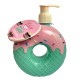 Distributeur de savon liquide 310ml en forme de donuts BREAKFAST CLUB,  senteur Crème de pistache
