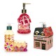Distributeur de savon liquide 310 à 500ml HAPPY CHRISTMAS, 3 modèles assortis