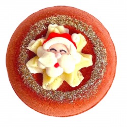 Boule effervescente pour le bain "CHRISTMAS TIME MIX" 190g, senteur Pomme & Cannelle