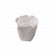 Rose en papier de savon 3g blanche